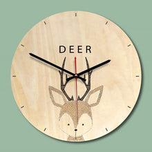 Load image into Gallery viewer, Creative Wooden Wall Clock Modern