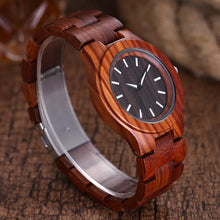 Load image into Gallery viewer, 100% Natural Rose Wood Women Watch