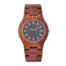 Load image into Gallery viewer, 100% Natural Rose Wood Women Watch