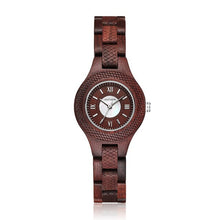 Load image into Gallery viewer, Natural Wood Women Watches Female