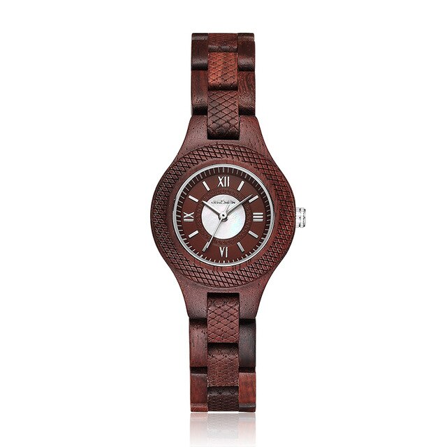 Natural Wood Women Watches Female
