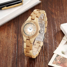 Load image into Gallery viewer, Natural Wood Women Watches Female
