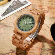 Load image into Gallery viewer, Bamboo Wood Women Wrist Quartz Watch