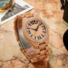 Load image into Gallery viewer, Bamboo Wood Women Wrist Quartz Watch