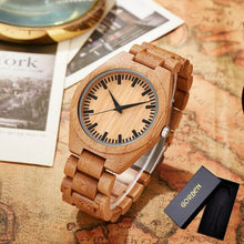 Load image into Gallery viewer, Bamboo Wood Women Wrist Quartz Watch