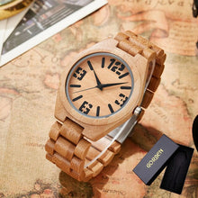Load image into Gallery viewer, Bamboo Wood Women Wrist Quartz Watch
